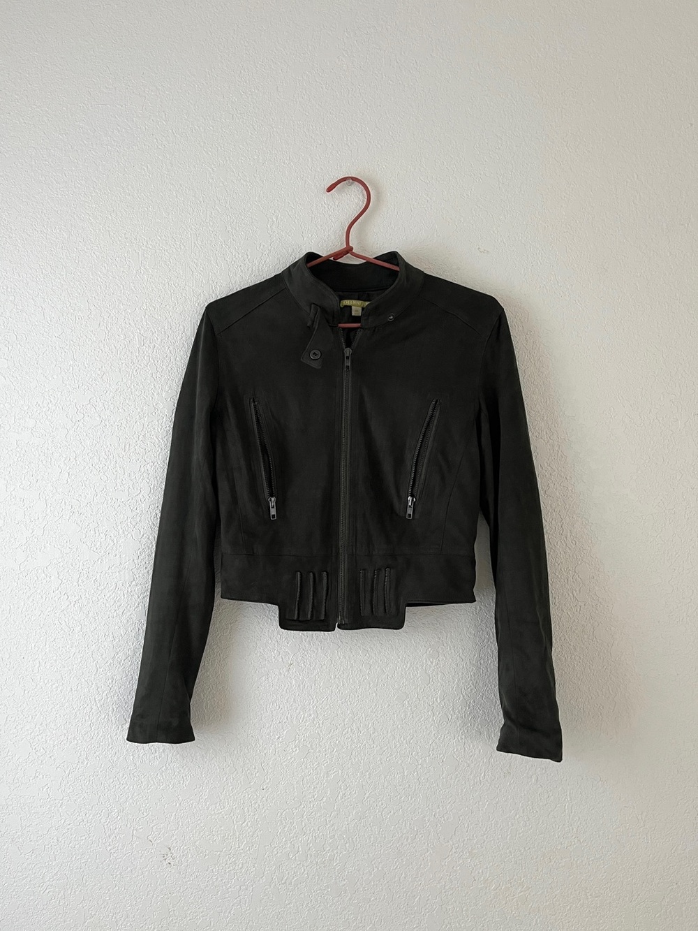 Gianni Bini Forest Green Moto Jacket